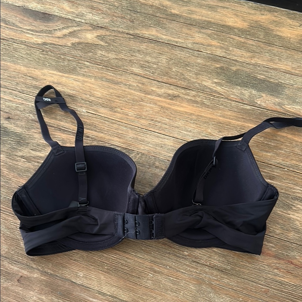 Black Underwire Lightly Lined DKNY Bra - Picture 2 of 7